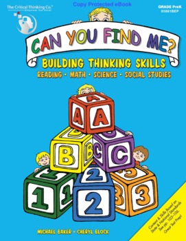 Preview of Can You Find Me? Early Learning, Building Thinking Skills for Pre-Kindergarten