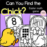 Can You Find the Chick? Easter Math Game for Kindergarten