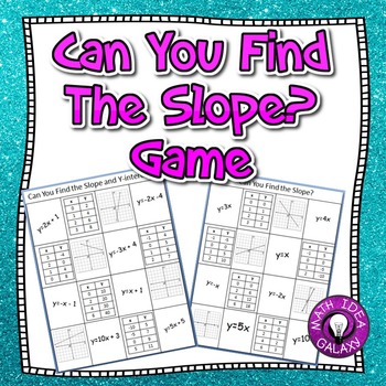 Preview of Find the Slope Game