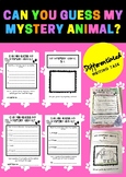 Can You Guess My Mystery Animal? (Writing Activity)