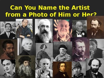 Preview of Can You Name the Artist from a Photo of Him or Her