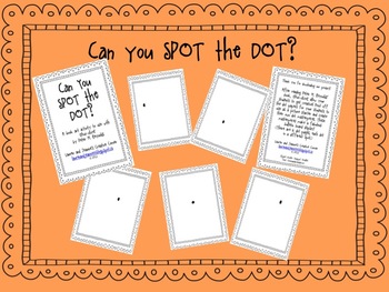 Preview of Can You SPOT the DOT? A book art activity.