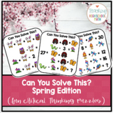 Critical Thinking Logic Puzzles for Spring Algebra Fast Finishers