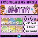 Can You Spot It? BASIC VOCABULARY for ESL and Newcomers | 