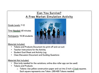 Preview of Can You Survive? Free Market Economic Simulation Activity!  Make Economics FUN!