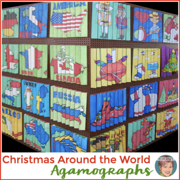 Preview of Holidays Around the World Agamographs | Unforgettable Christmas Craft Activity!