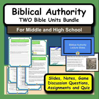 Preview of Can we Trust the Bible? 2 Unit Bundle for Bible or Sunday School Class