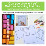 Can you Draw a Tree ? Outdoor Learning Invitation