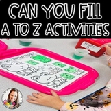 Can you Fill A to Z Activities