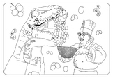 Can you Whisk a Watermelon? colouring sheet