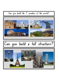 Preview of Can you build... Construction stimulus cards