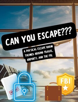 Preview of Can you escape the AIRPORT? Physical Escape Room