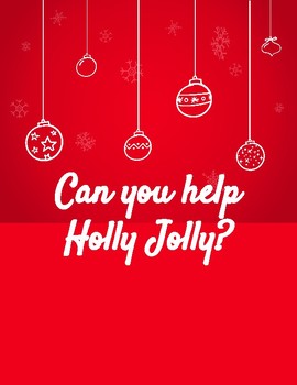 Preview of Can you help Holly Jolly? STEAM Activity
