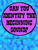 Can you identify the beginning sound?