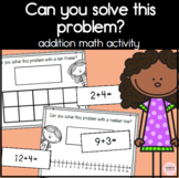 Can you solve this? Ten Frame and Number Line Work Mats fo