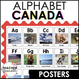 Canada Alphabet Posters | A-Z Posters Canada | ABC Posters
