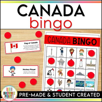 Preview of Canada Bingo Game | Canada Day Activities