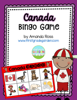 Preview of Canada Bingo {Small Group Social Studies Activity}