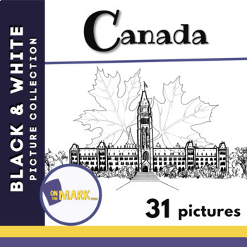 Preview of Canada Black & White Picture Collection Grades K-8