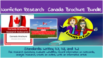 Preview of BUNDLE:  Canada Brochure Project