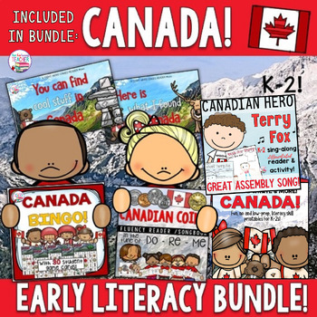 Preview of Canada Early Literacy Activities