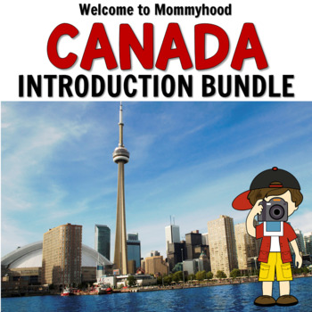 Preview of Canada Bundle for Montessori Inspired Geography Activities Canada Day