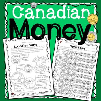 Preview of Canada / Canadian Money Unit Grade 2 Math