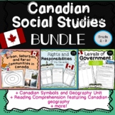 Canada / Canadian Social Studies BUNDLE 2nd Grade