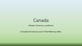 Canada: Climate & Land Activities for Google Classroom