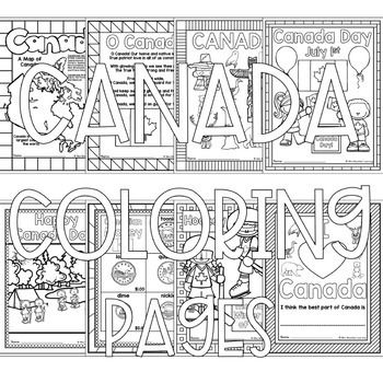 canada coloring page