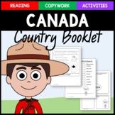 Canada Copywork, Activities, and Country Booklet