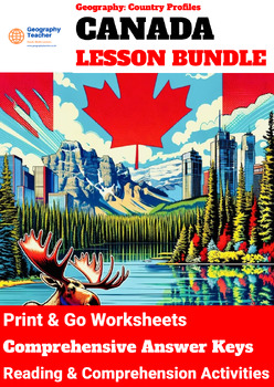 Preview of Canada Country Study (9-Lesson Geography Bundle)