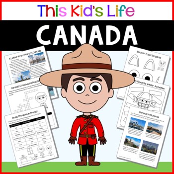 Preview of Canada Country Study: Reading & Writing + Google Slides/PPT Distance Learning