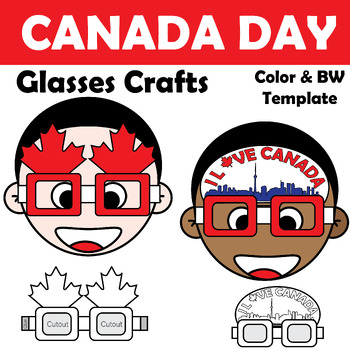 Preview of Canada Crafts Glassess Hat HEadband Crowns Mask Toronto Maple Activities