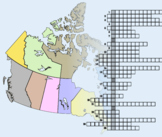 Canada Crossword and maps