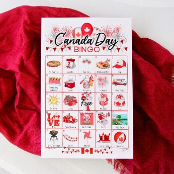 Preview of Canada Day Bingo - 50 Cards