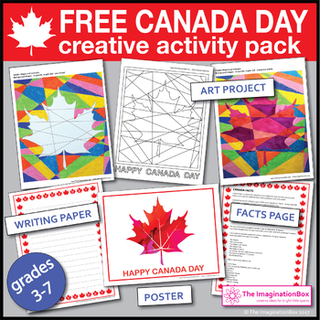 Preview of Canada Day Coloring Pages -  Free Maple Leaf Art