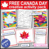Canada Day Coloring Pages -  Free Maple Leaf Art