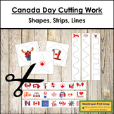 Canada Day Cutting Work - Scissor Practice