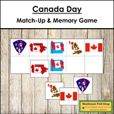 Canada Day Match-Up and Memory Game (Visual Discrimination