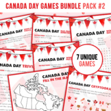 Canada Day Printable Games | Activity Set | Pack 2