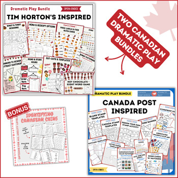 Preview of Canada Dramatic Play Bundle