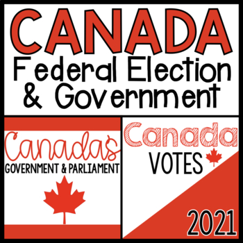 Preview of Canada Federal Election & Government and Parliament COMPLETE BUNDLE