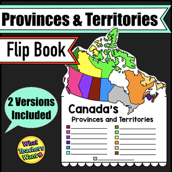 Preview of Canada - Provinces and Territories Flip Book