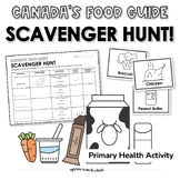 Canada Food Guide Scavenger Hunt