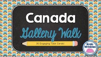 Preview of Canada Gallery Walk (Task Cards)