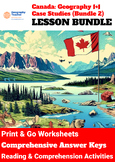 Canada Geography Case Studies 10-Lesson Bundle (No. 2)