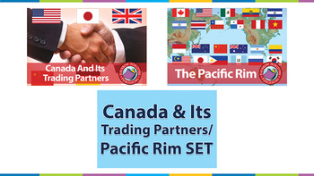 Preview of Canada & Its Trading Partners/Pacific Rim SET Gr. 4-6