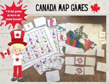 Preview of Canada Map Games - A Fun Way To Learn The Geography Of Canada