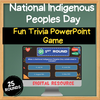 Preview of Canada National Indigenous Day - Fun Trivia PowerPoint Game